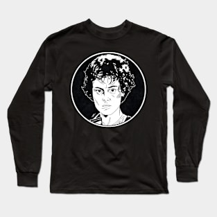 ELLEN RIPLEY - Aliens (Circle Black and White) Long Sleeve T-Shirt